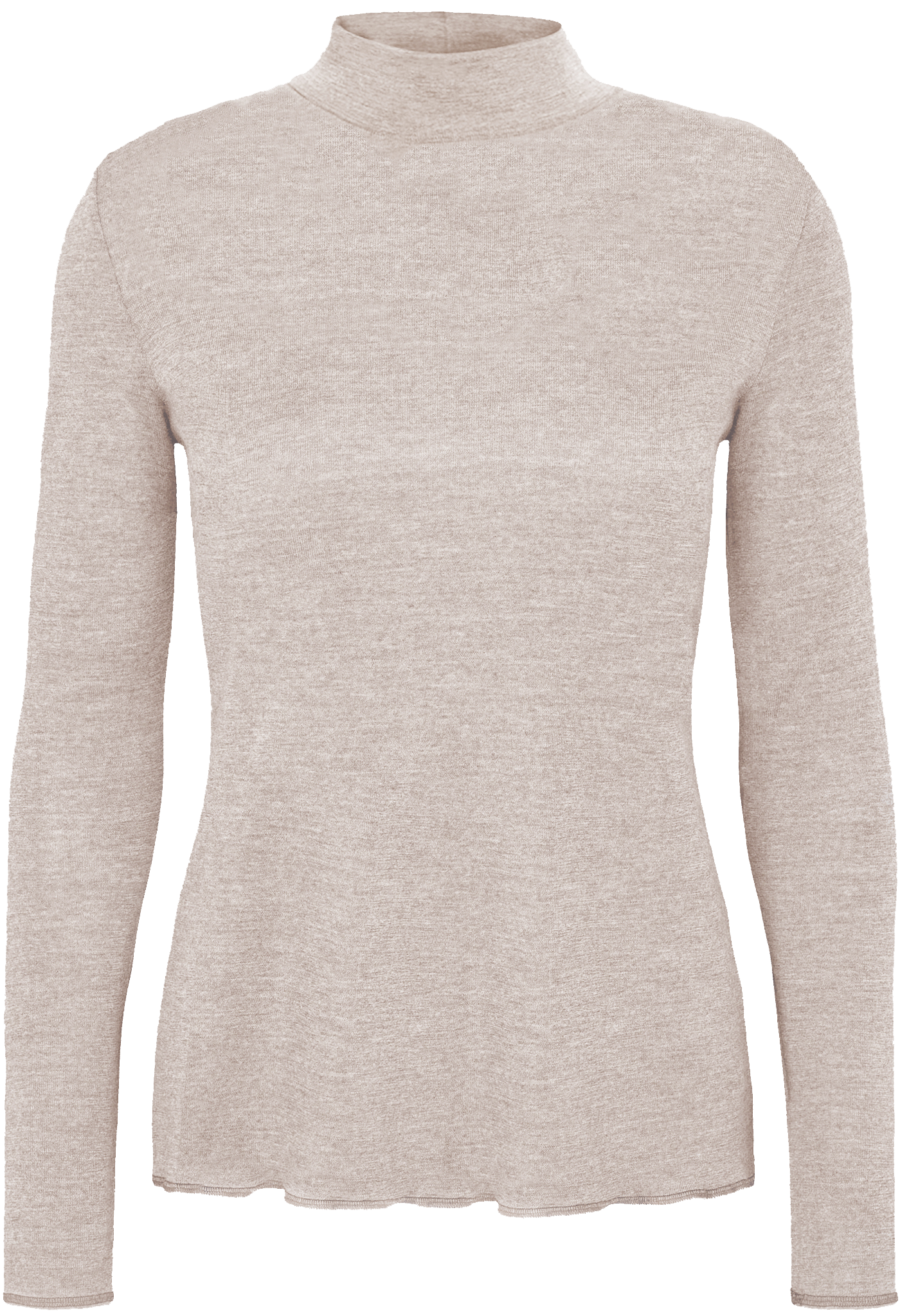 Turtleneck plain merino